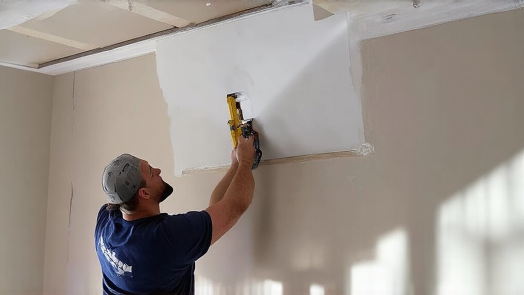 ceiling drywall installation without struggle