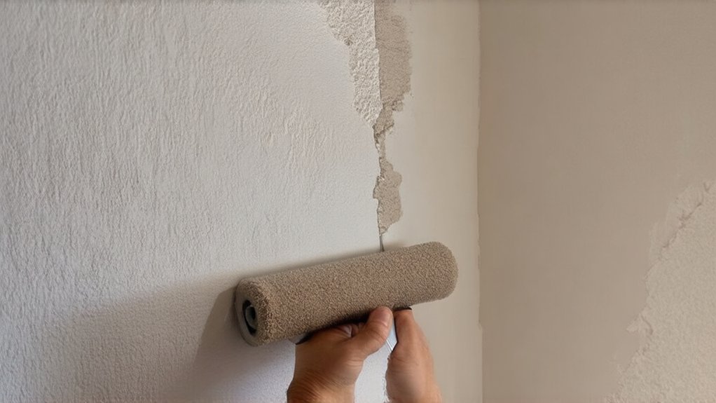 matching existing wall texture drywall patch